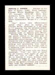 1950 Callahan HOF #2 Cap Anson Card