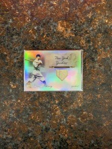 2009 Topps Tribute Lou Gehrig Jersey Card 64/99