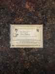 2009 Topps Tribute Lou Gehrig Jersey Card 64/99