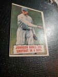 1961 Topps Baseball Thrills #409 Walter Johnson Card