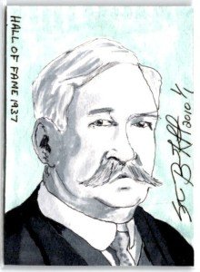 Morgan A. Bulkeley Sketch Card by Stephen Burkett