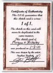 Morgan A. Bulkeley Sketch Card by Stephen Burkett