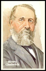 Henry Chadwick 1980 Perez-Steele Hall of Fame Card