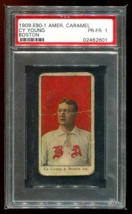 1909 E90-1 Cy Young Boston Baseball Card
