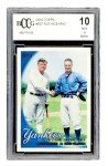 2010 Topps Babe Ruth & Lou Gehrig Card