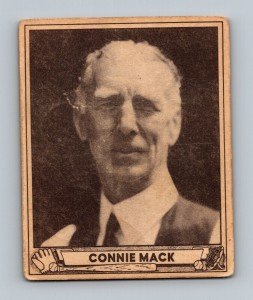 1940 Play Ball Connie Mack Baseball Card #132