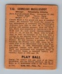 1940 Play Ball Connie Mack Baseball Card #132