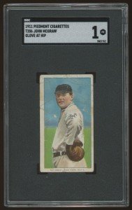 John McGraw T206 Piedmont Cigarettes Card 1911