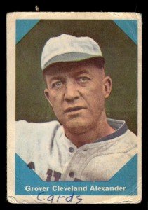 1960 Fleer Grover Cleveland Alexander Baseball Card