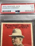 1915 Cracker Jack Charles Comiskey HOF Card