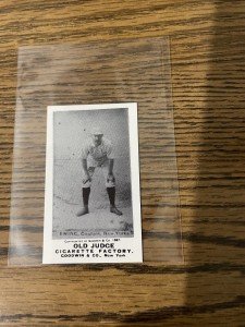 1887 Old Judge Buck Ewing Larry Frisch Reprint