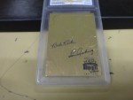 Yankees Murderers' Row Babe Ruth Gehrig Gold Card