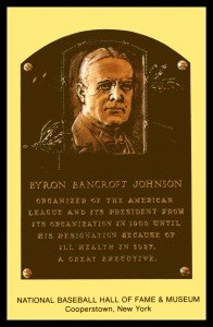 Ban Johnson Hall of Fame Postcard - Cooperstown