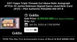 2024 Triple Threads Baseball Dual Cut Signature 1/1