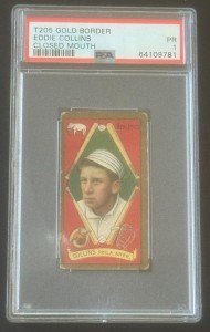Eddie Collins 1911 T205 Gold Border Card