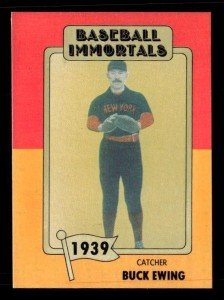 1980-87 SSPC HOF Buck Ewing Card