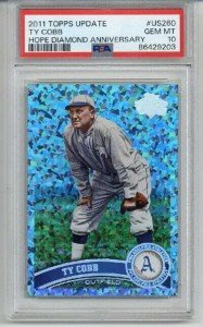 2011 Topps Hope Diamond Ty Cobb Card #US260