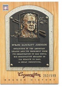 Ban Johnson 2012 Panini Cooperstown Bronze Card #45