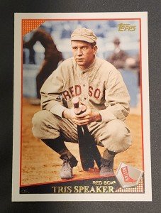 2009 Topps Tris Speaker Legend Variation Card #UH148