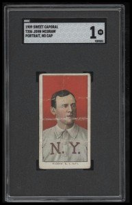1909 T206 John McGraw Portrait Baseball Card
