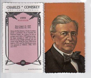 Charles Comiskey White Sox Limited Edition Card