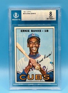 1967 Topps #215 Ernie Banks HOF Card