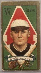 1911 T205 Walter Johnson Baseball Card