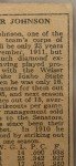1911 T205 Walter Johnson Baseball Card