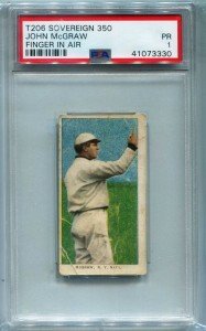 John McGraw T206 Sovereign 350 Sports Card