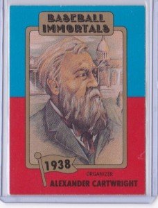 1980 TCMA Baseball Immortals Alexander Cartwright Card