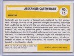 1980 TCMA Baseball Immortals Alexander Cartwright Card