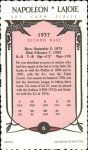 Nap Lajoie 1984 Hall of Famers Postcard #6