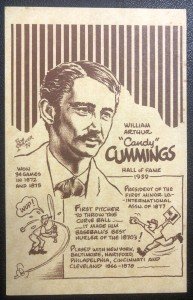 1979 William Arthur Candy Cummings Baseball Card