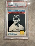 1973 Topps Walter Johnson MLB Baseball Card #476