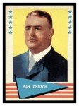 1961 Fleer Baseball Greats Ban Johnson #48 Card