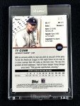 2023 Topps Pristine TY Cobb Superfractor 1/1