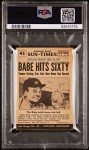 Babe Ruth 1954 Topps Scoop #41 Baseball Card