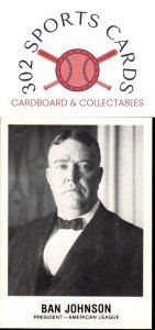 1977-84 Galasso Glossy Greats Ban Johnson Card