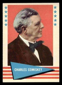 1961 Fleer Charles Comiskey Baseball Card #18