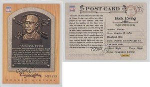 2012 Panini Cooperstown Buck Ewing Bronze Card