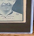 1931 W517 Eddie Collins Hand Cut Card SGC 2