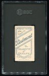 1909 T206 Cy Young Glove Shows Card