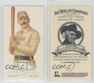 2006 Topps Allen & Ginter Mini Cap Anson #316