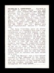 1950 Callahan Charles Comiskey HOF #21 Card
