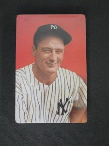 Lou Gehrig 1973 Smithsonian Sealed Playing Cards Set