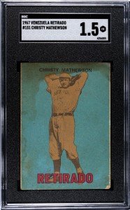1967 Topps Venezuelan Christy Mathewson #151 Card