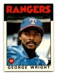 George Wright 1986 Topps Tiffany Baseball Card #169