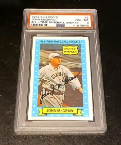1972 Kellogg's Baseball Greats #3 John McGraw Card