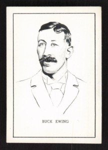 1950 Buck Ewing Hall of Fame Sports Card