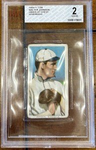 1909-11 T206 Walter Johnson Baseball Card BVG 2